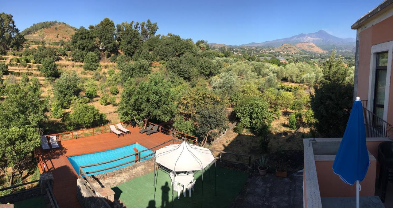 Villa Bonaccorso - Antica E Maestosa Villa Con Piscina Ai Piedi Dell'Etna Viagrande Exterior photo